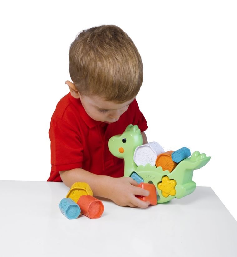 Chicco, ECO+, Dino, sorter, układanka