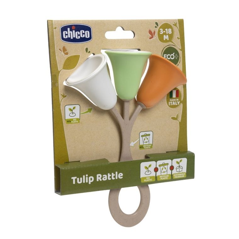 Chicco, ECO+, grzechotka, tulipan
