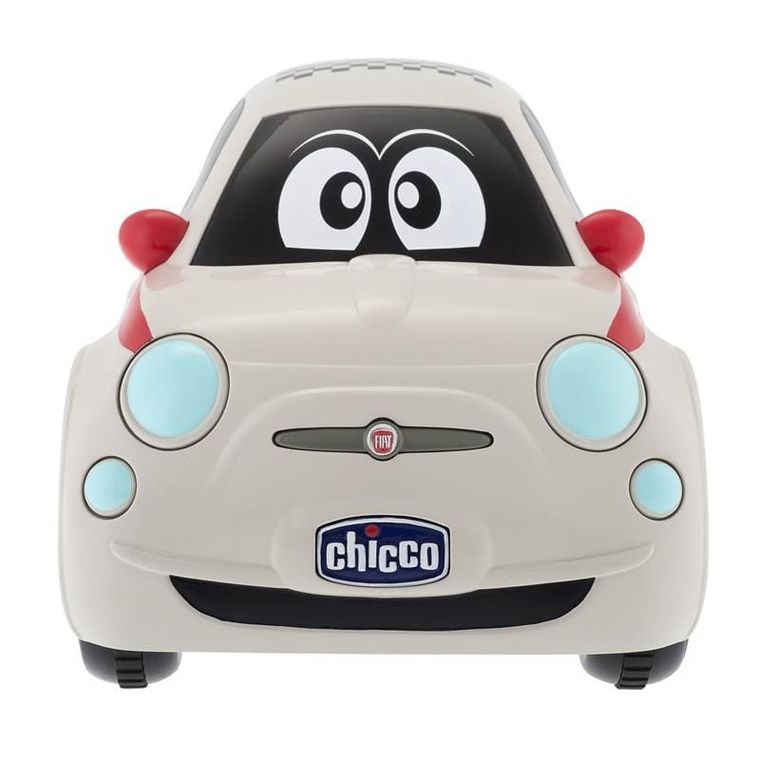 Chicco, Fiat 500, pojazd zdalnie sterowany, biały