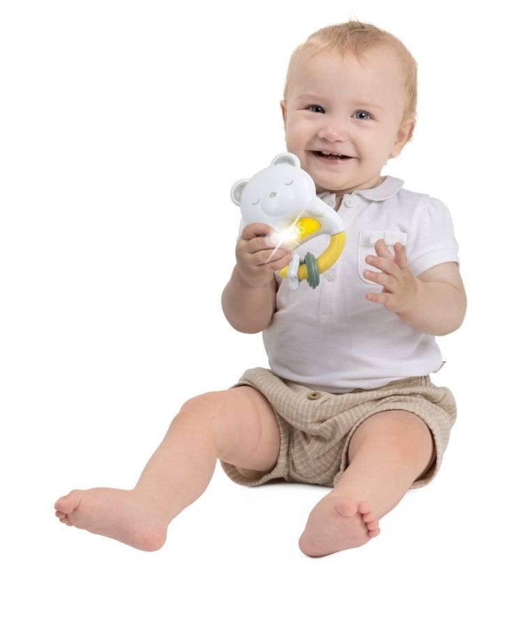 Chicco, First Dreams, miś, świecąca grzechotka