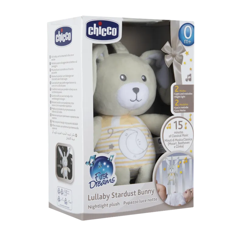 Chicco, First Dreams, Muzyczny Króliczek, zabawka interaktywna