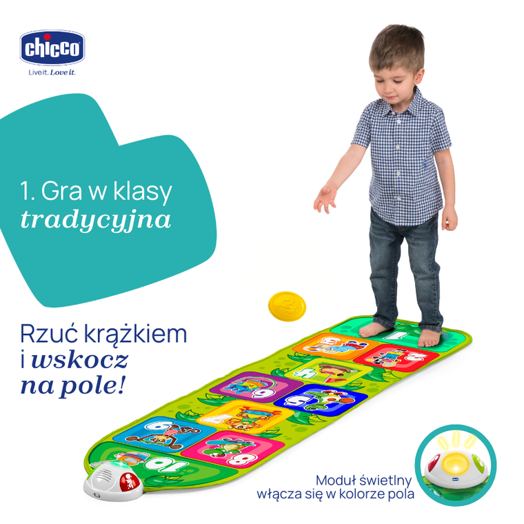 Chicco, Fit&Fun, elektroniczna mata do gry w klasy