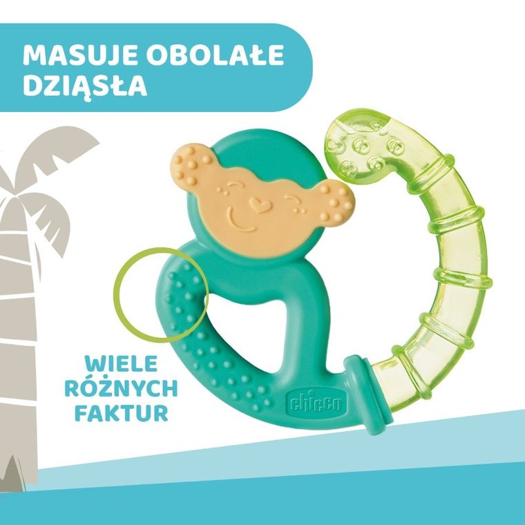 Chicco, gryzak wodny miękki