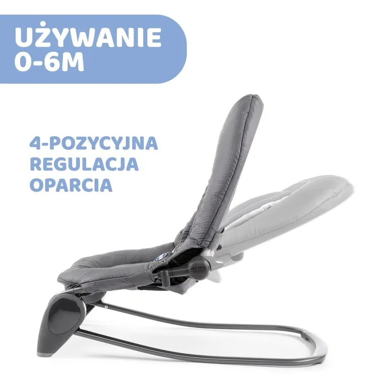 Chicco, Hoopla, leżaczek, Moon Grey