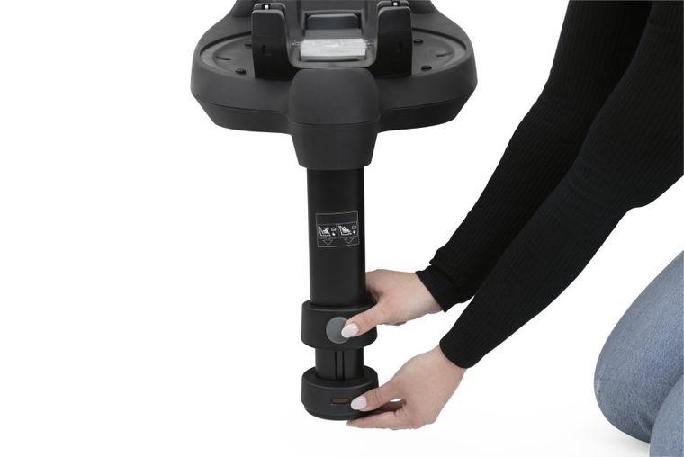 Chicco, Kory, Bi-Seat, baza full, 360, black