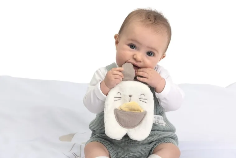 Chicco, My Sweet Dou Dou, zawieszka do smoczka, króliczek