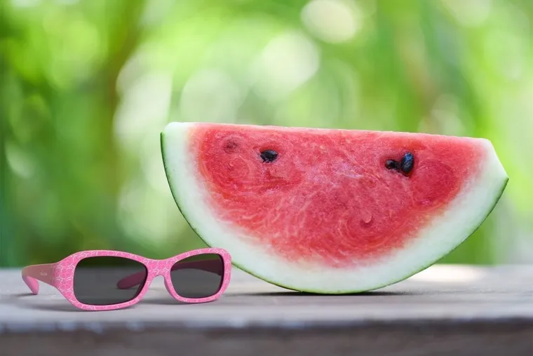 Chicco, okulary przeciwsłoneczne + etui, 12m+, różowe