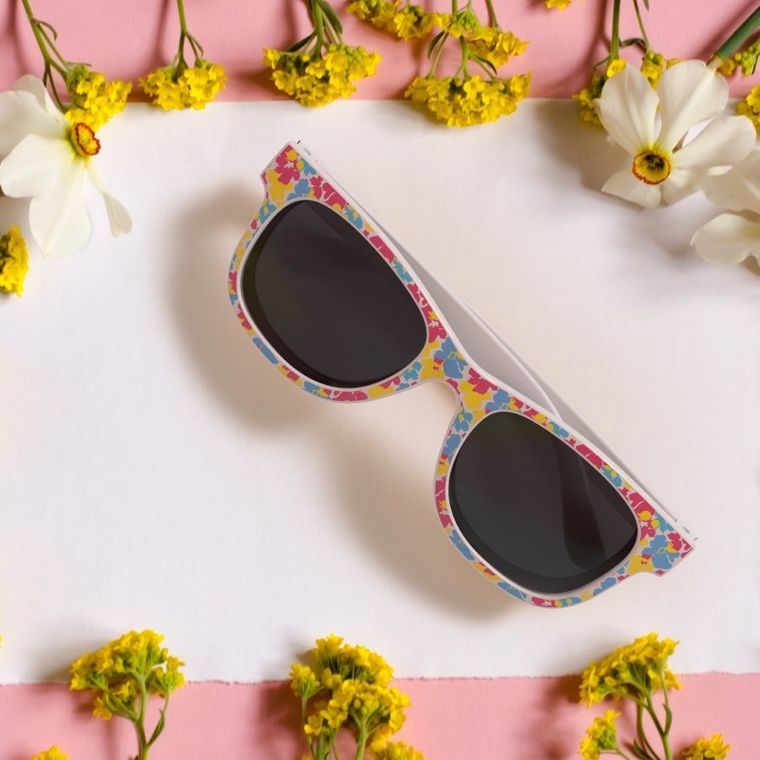 Chicco, okulary przeciwsłoneczne + etui, 24m+, szare