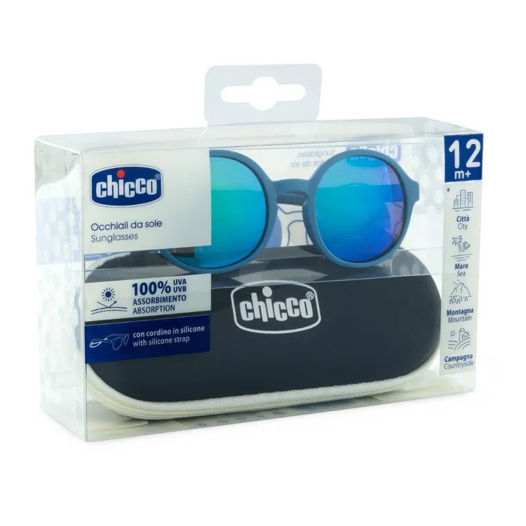Chicco, okulary przeciwsłoneczne, mirror lenses, cream, 36 m+