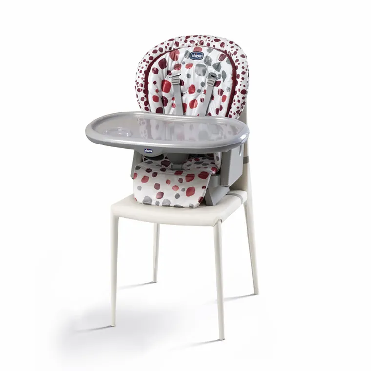 Chicco, Polly Progress Grey, krzesełko leżaczek, 5w1