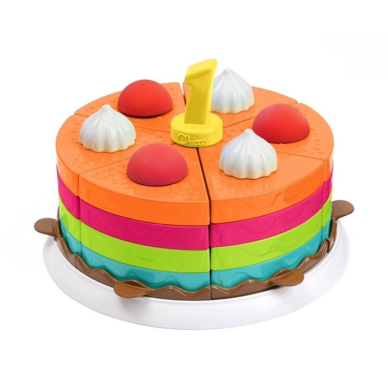 Chicco, Smart2Play, Tęczowy Tort, układanka