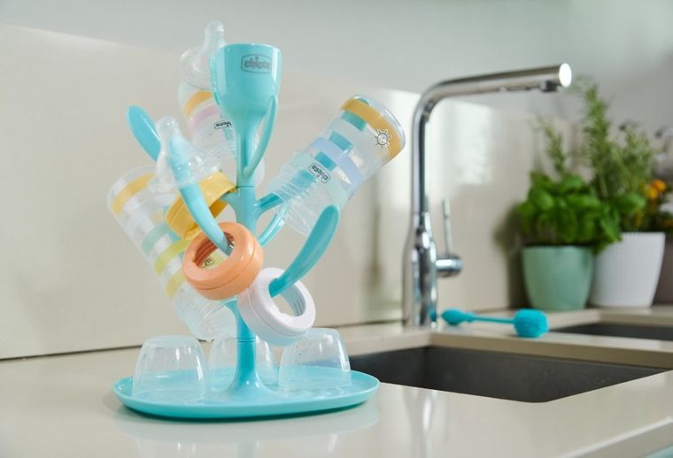 Chicco, suszarka do butelek i akcesoriów, niebieska