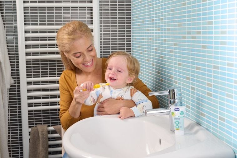 Chicco, szczoteczka do zębów, Indigo, 6-36 m, 2 szt.