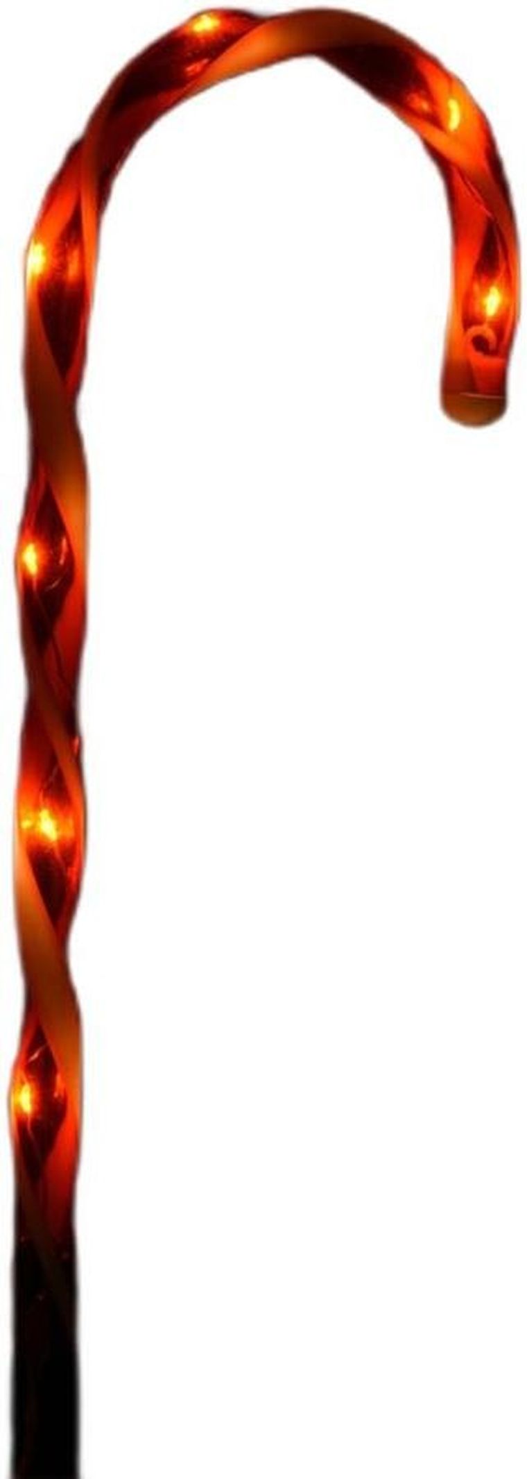 Christmas Decoration, lampki zewnętrzne laski świąteczne, Candy, 6 szt.