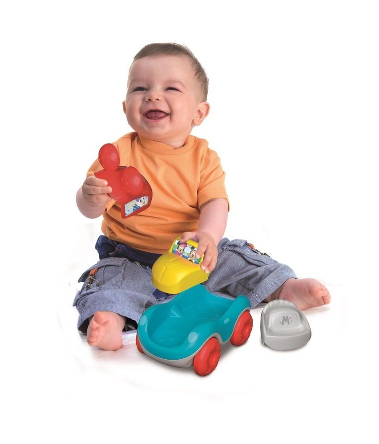 Clementoni, Baby, Disney, samochodzik do składania