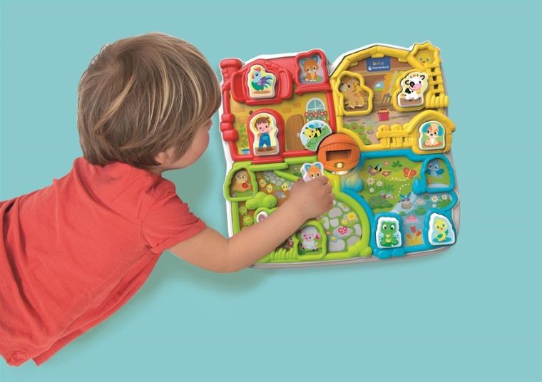 Clementoni, Baby, Farma, zabawka interaktywna