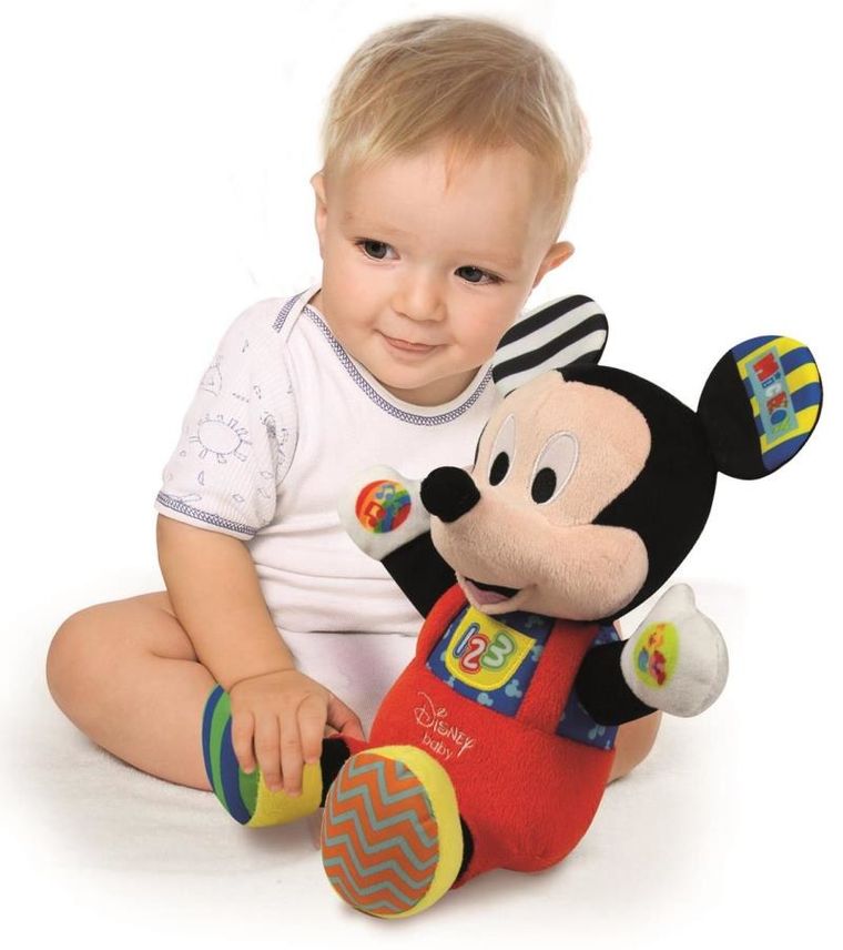 Clementoni, Baby, Myszka miki, interaktywna maskotka