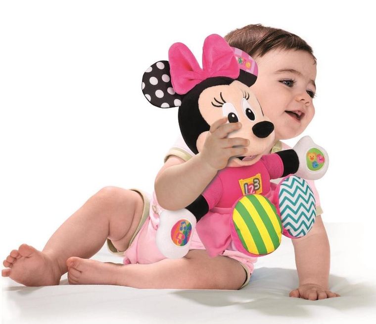 Clementoni, Baby, Myszka Minnie, interaktywna maskotka