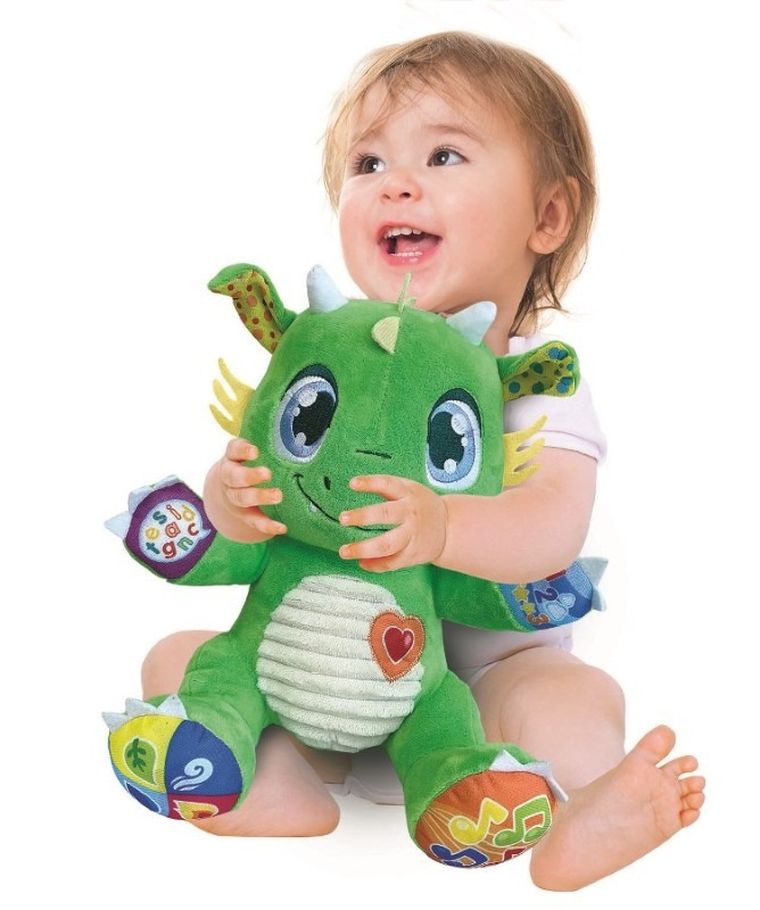 Clementoni, Baby, Przyjacielski Smok, zabawka interaktywna