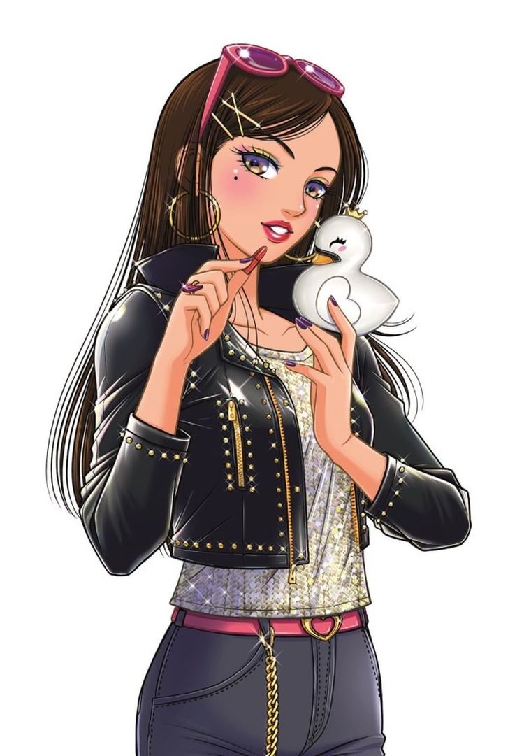 Clementoni, Crazy Chic, Mini kosmetyczka, łabądek