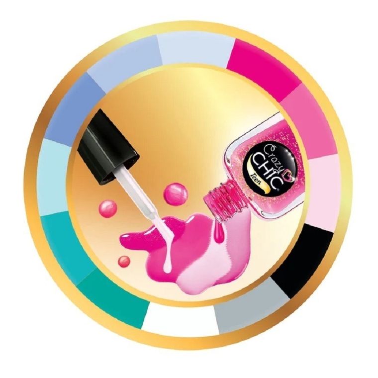 Clementoni, Crazy Chic Teen, Passion Nails, salon stylizacji paznokci, zestaw kreatywny