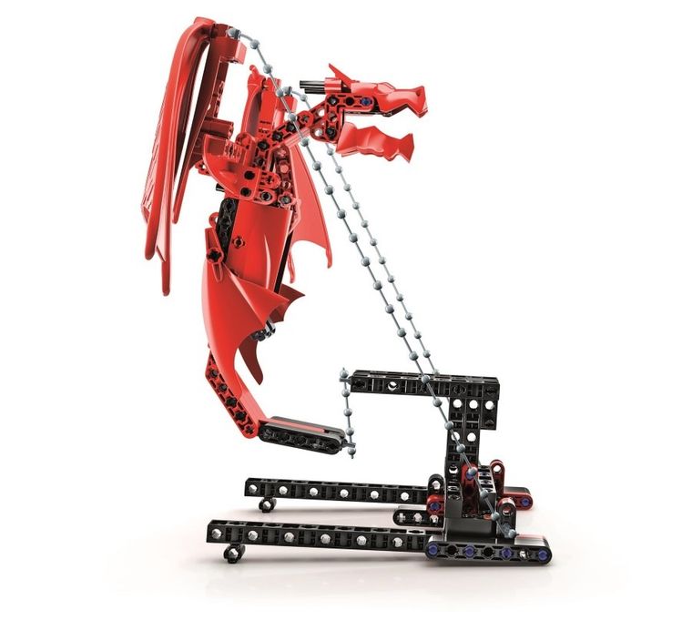 Clementoni, Naukowa Zabawa, Laboratorium Mechaniki, smok, zestaw konstrukcyjny