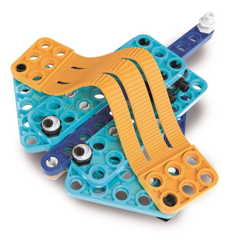 Clementoni, Naukowa Zabawa, Maker's lab, Zwierzęta morskie, 130 elementów