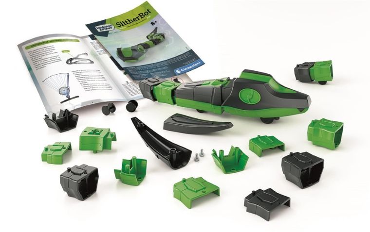 Clementoni, Naukowa Zabawa, Slitherbot, robot, zestaw konstrukcyjny