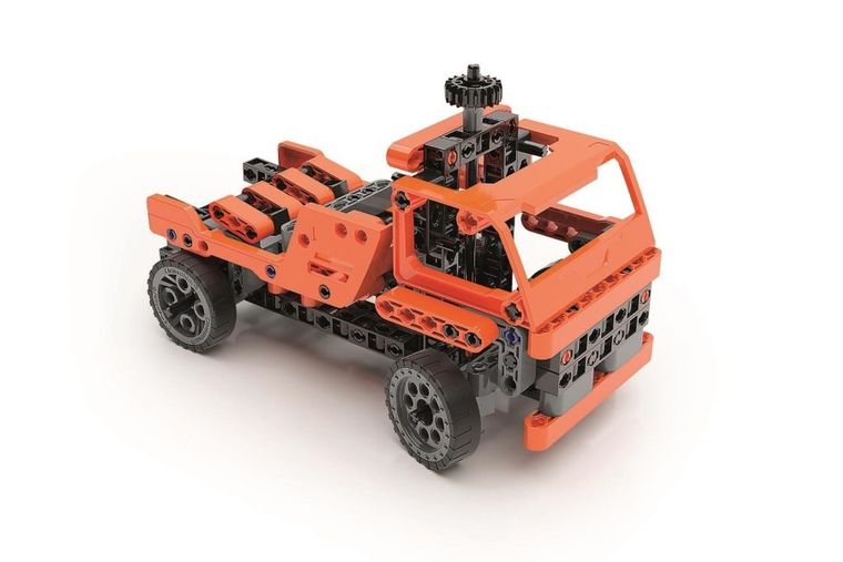 Clementoni, Naukowa Zabawa, Technologic, Laboratorium Mechaniki, Ciężarówki, zestaw edukacyjny