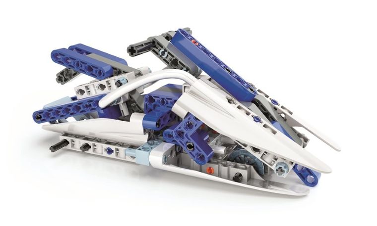 Clementoni, Naukowa zabawa, Technologic, Laboratorium Mechaniki, Trimaran i skuter wodny, zabawka edukacyjna