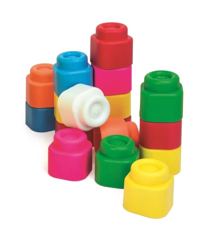 Clementoni, Soft Clemmy, Świnka Peppa, domek z miękkimi klockami