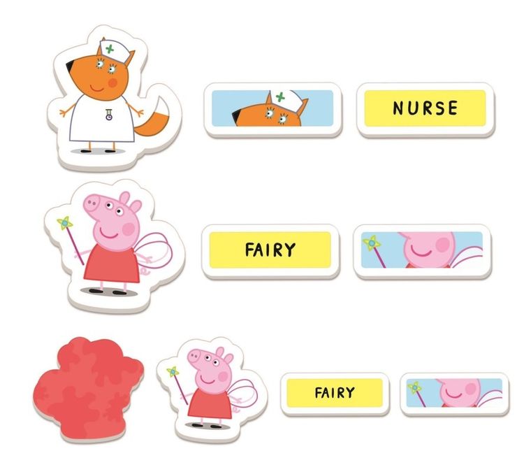 Clementoni, Świnika Peppa, Angielskie słówka, gra edukacyjna