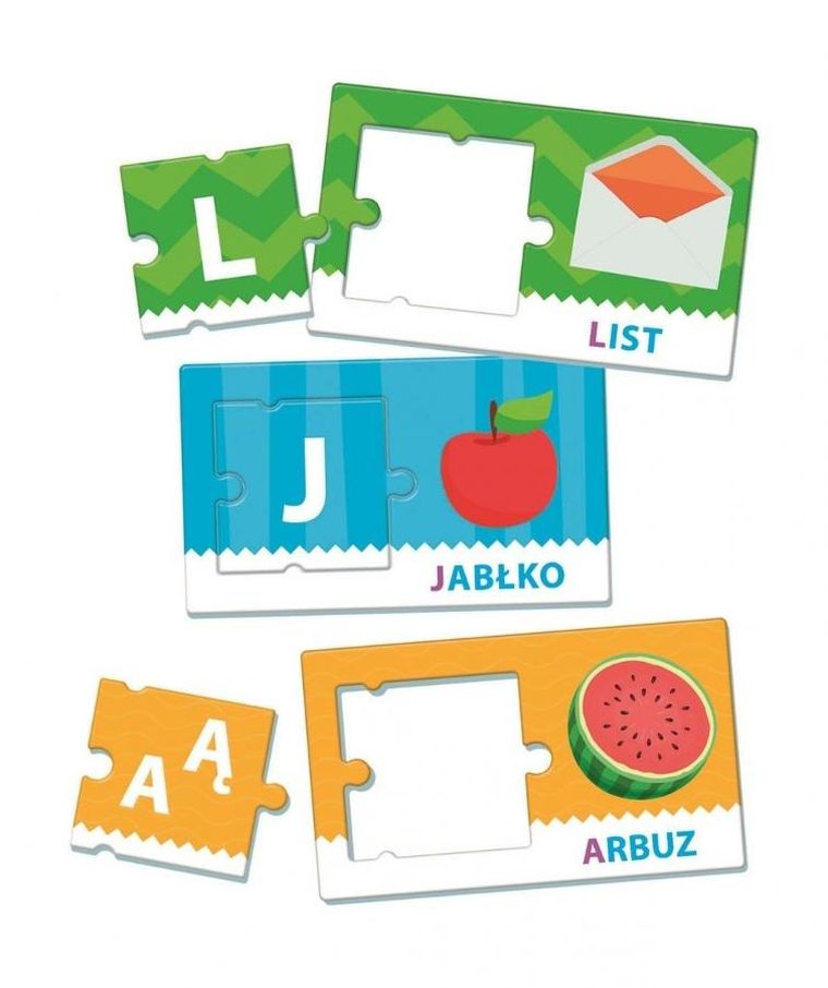 Clementoni, Uczę się bawiąc, Alfabet, karty edukacyjne