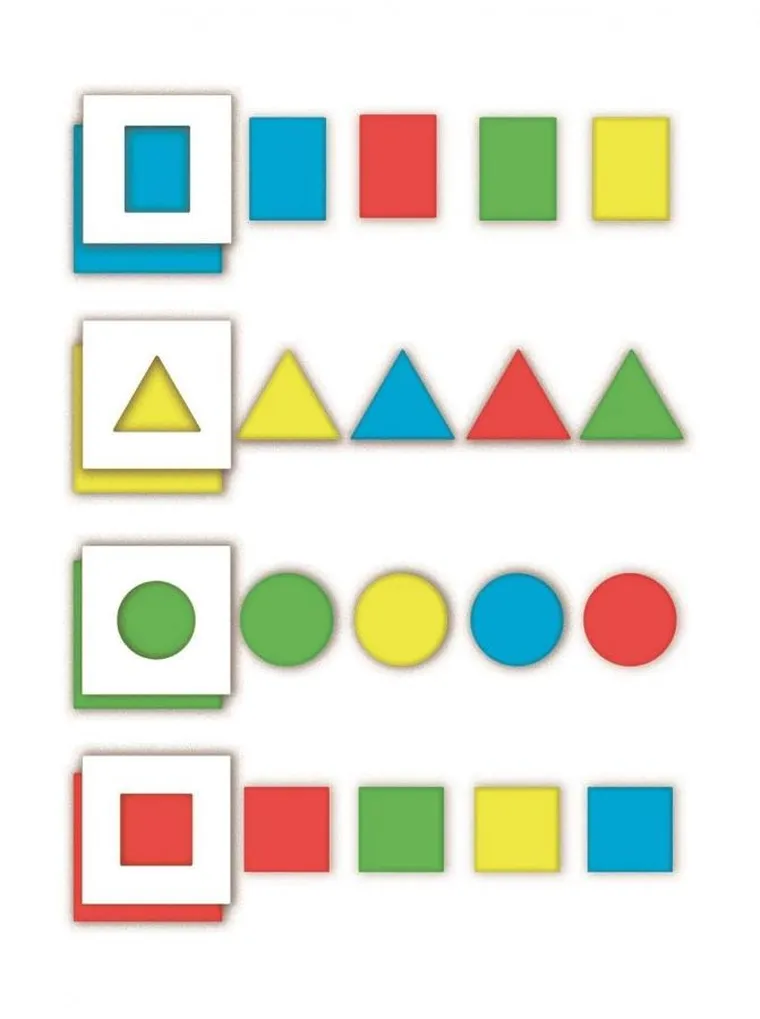 Clementoni, Uczę się bawiąc, Kształty i kolory, układanka edukacyjna