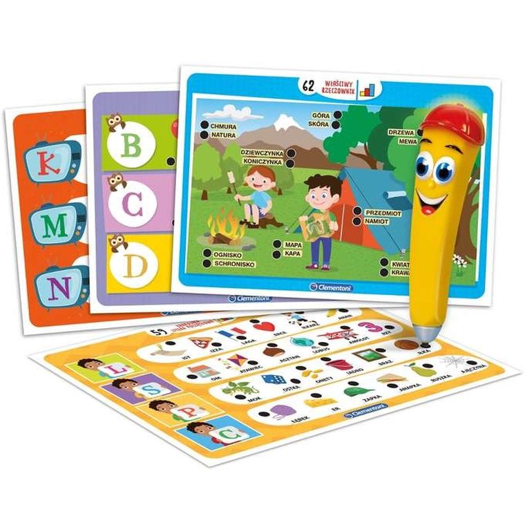 Clementoni, Uczę się bawiąc, przenośne biurko, stolik edukacyjny