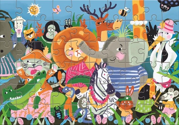 Clementoni, Znajdź to, wiosna, puzzle