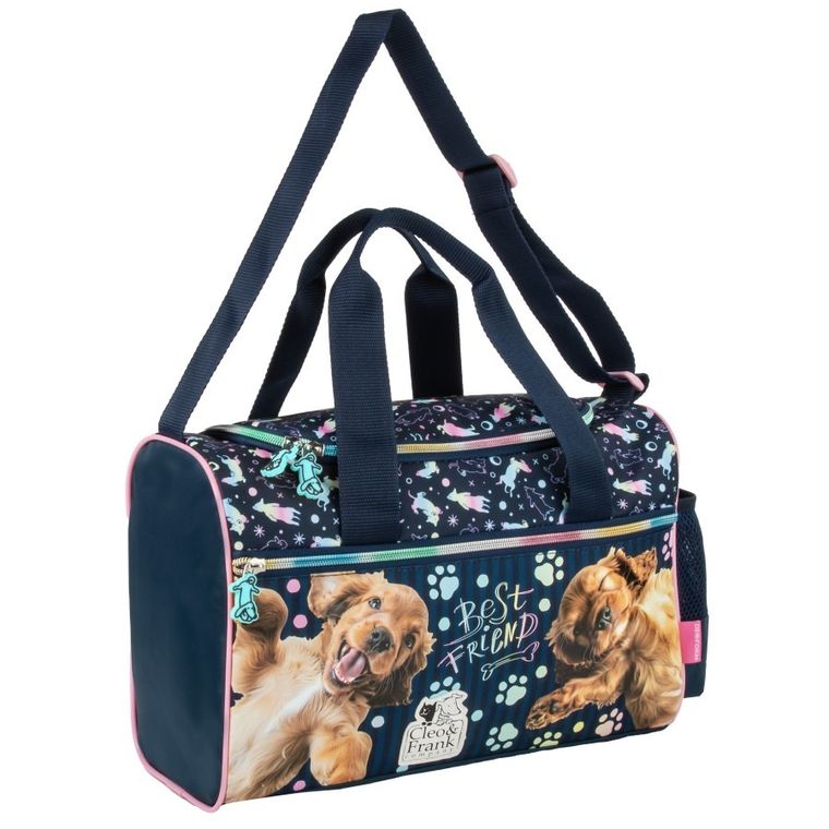 Cleo i Frank, torba podróżna, Pies, 35-21-15 cm