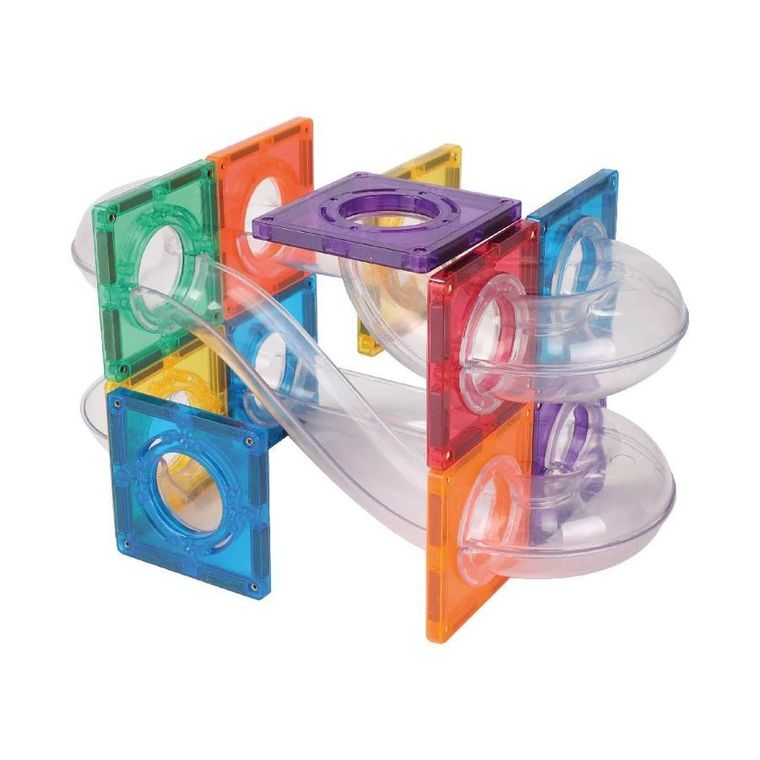 Cleverclixx, Ball Run Compact Pack Intense, klocki magnetyczne, 60 elementów