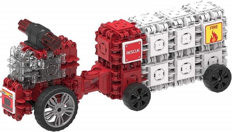 Clicformers, Rescue, Straż Pożarna, klocki konstrukcyjne, 73 elementów