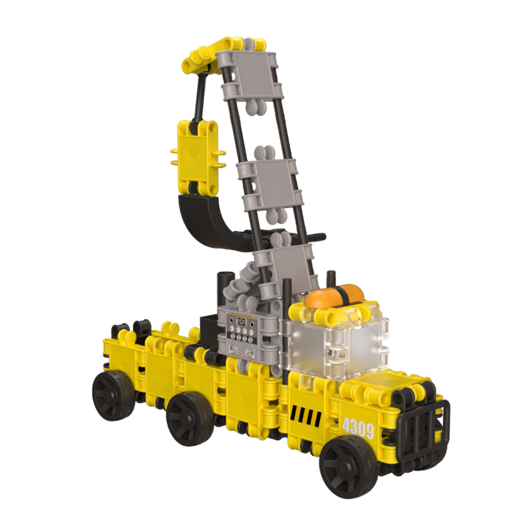 Clics, Maszyny budowlane, klocki konstrukcyjne, 123 elementy