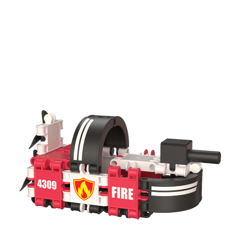 Clics, Straż Pożarna, klocki konstrukcyjne, 127 elementów