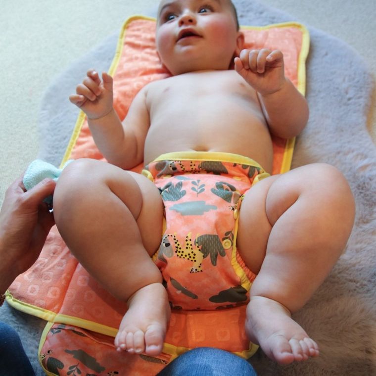 Close, Pop-in, pieluszka wielorazowa AIO z napami, Cheetah