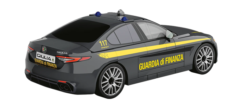 Cobi, Alfa Romeo Giulia Quardrifoglio Guardia di Finanza, klocki, 1:35, 97 elementów