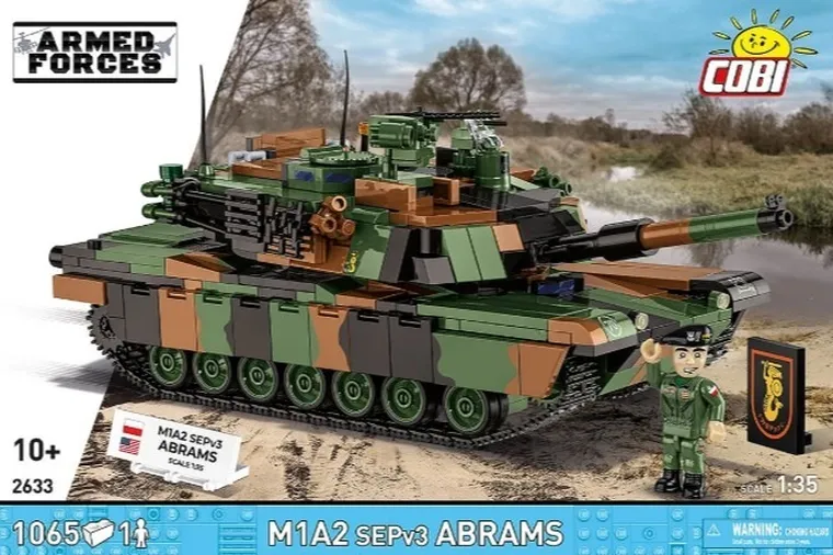 Cobi, Armed Forces, M1A2 Abrams (PL), klocki, 1:35, 1065 elementów