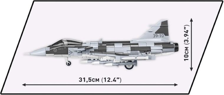 Cobi, Armed Forces, Szwedzki myśliwiec wielozadaniowy SAAB JAS 39 Gripen E, klocki