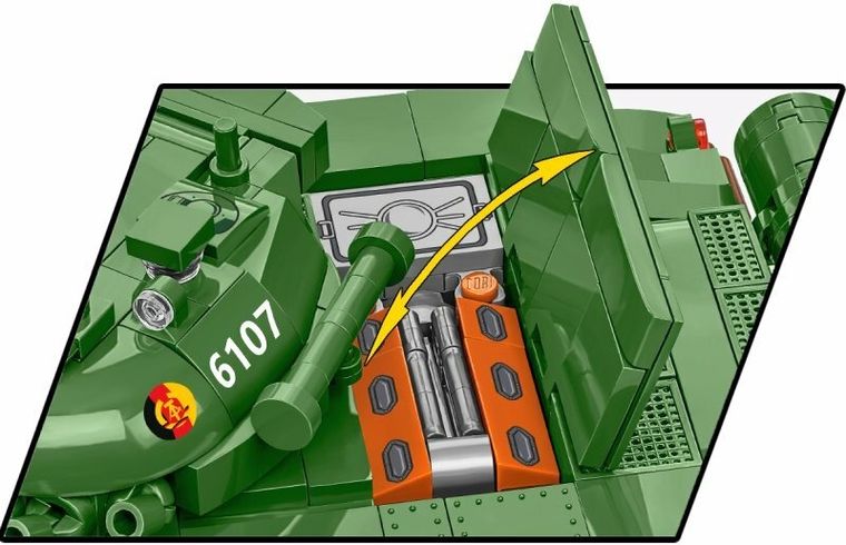 Cobi, Armed Forces, T-72 East Germany/Soviet, 1:35, klocki, 680 elementów