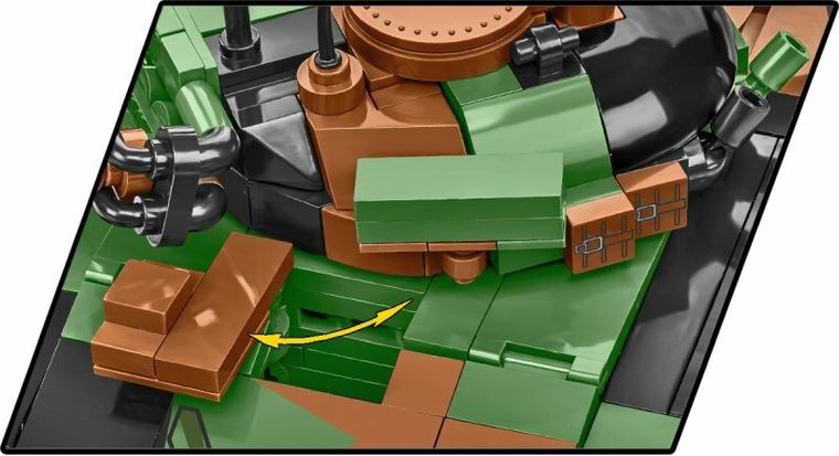 Cobi, Armed Forces, T-72 M1R PL/UA, 1:35, klocki, 724 elementy