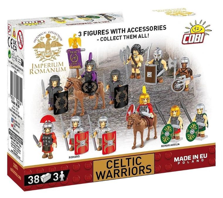 Cobi, Historical Collection Imperium Romanum, Celitic Warriors, klocki, 38 elementów
