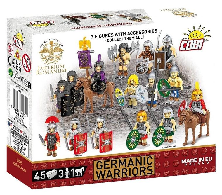 Cobi, Historical Collection Imperium Romanum, Germanic Warriors, klocki, 45 elementów