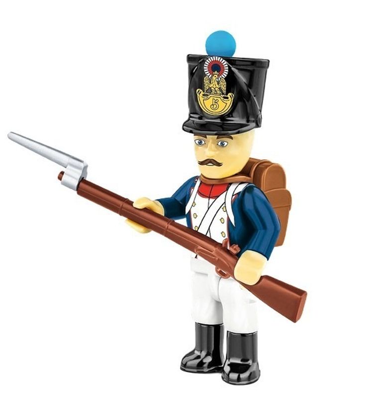 Cobi, Historical Collection, Napoleonic Wars, French Soldiers, Francuscy Żołnierze Napoleona, klocki, 41 elementów